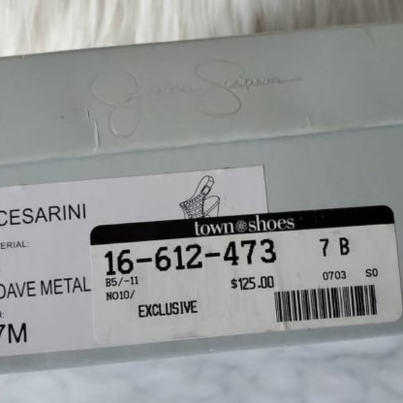 Jessica Simpson "Rock Dave Metal" Platform Sandal - Picture 11 of 11